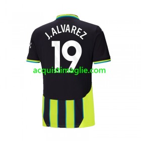 Divisa di Calcio Manchester City Julian Alvarez 19 Trasferta 2024/2025